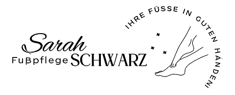 Fußpflege Schwarz Logo
